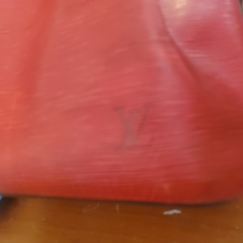 Authentic Louis Vuitton Noe Red Bucket Bag - Picture 9 of 11